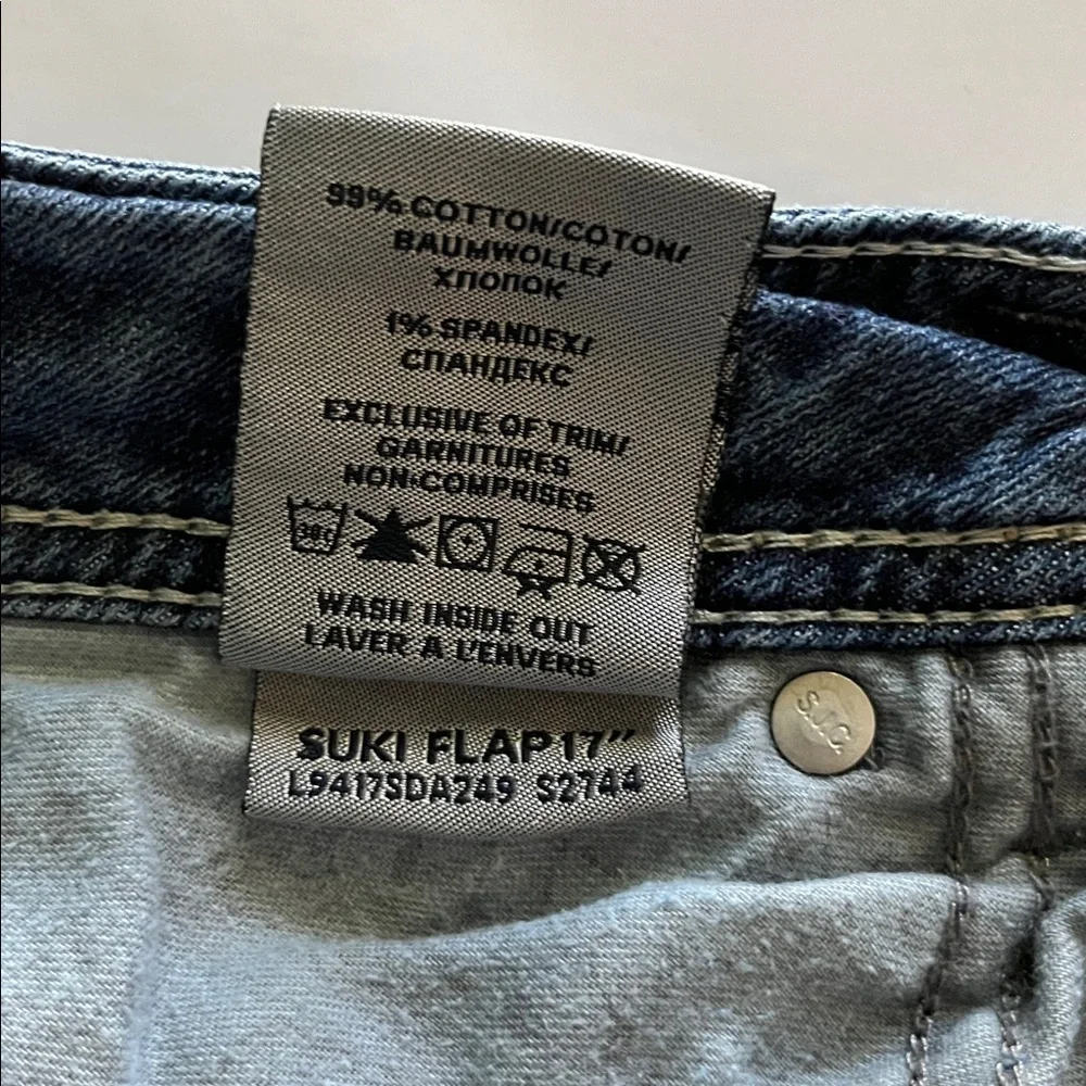 Silver Jeans front zipper